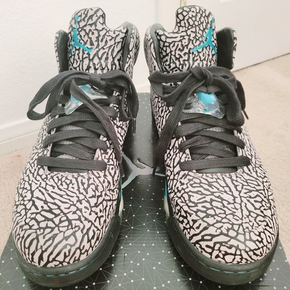 AIR JORDAN RETRO 5 "3LAB5" GAMMA BLUE  Sz 11 - Picture 2 of 10